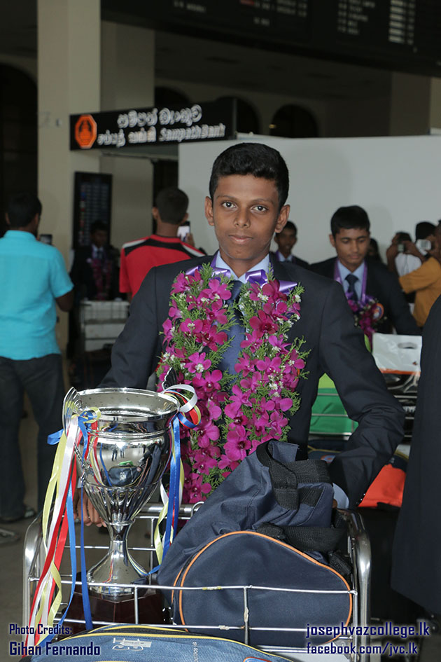 Nipun, Champion Of International Cricket Challenge - 2015 - Joseph Vaz College