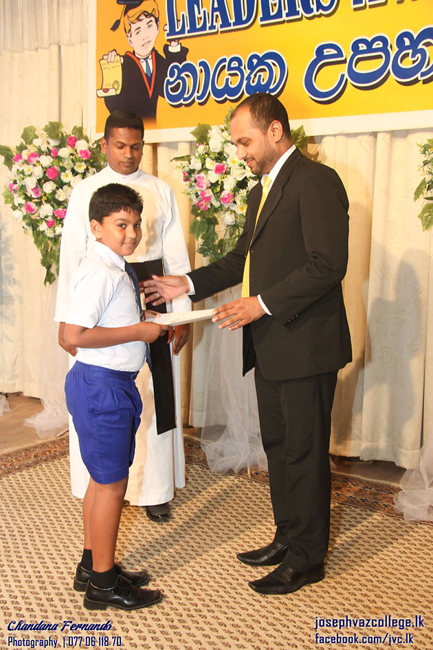 Leaders Awards - 2015 Primary College - Joseph Vaz College