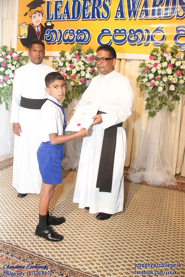 Leaders Awards - 2015 Primary College - Joseph Vaz College