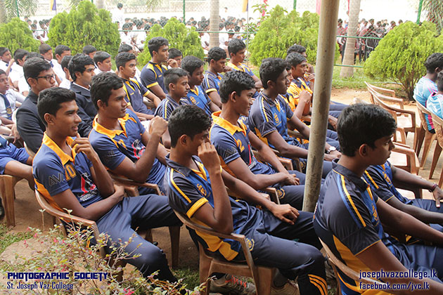 Felicitation To Sports & Aesthetics Heroes - 2016 - St. Joseph Vaz College