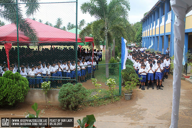 Feast Of Our Lady - St. Joseph Vaz College - Wennappuwa - Sri Lanka