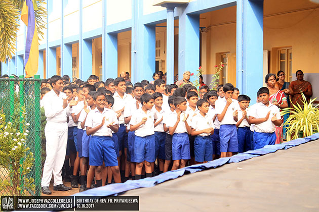 Birthday Of Rev. Fr. Priyanjeewa - St. Joseph Vaz College - Wennappuwa - Sri Lanka