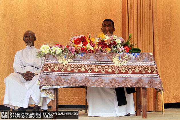 Birthday Of Rev. Fr. Priyanjeewa - St. Joseph Vaz College - Wennappuwa - Sri Lanka