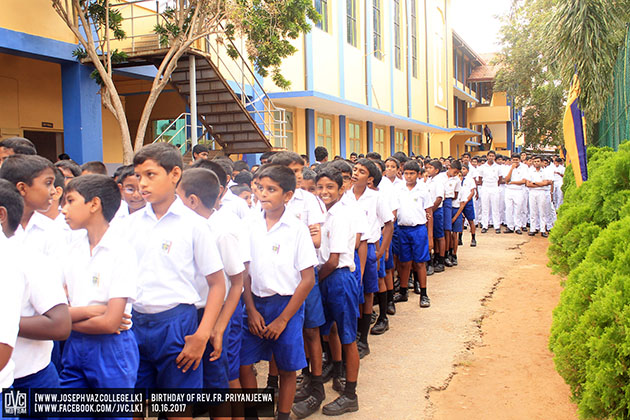 Birthday Of Rev. Fr. Priyanjeewa - St. Joseph Vaz College - Wennappuwa - Sri Lanka