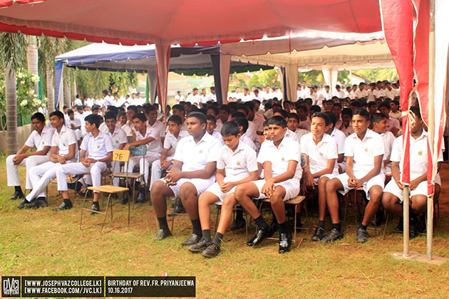 Birthday Of Rev. Fr. Priyanjeewa - St. Joseph Vaz College - Wennappuwa - Sri Lanka