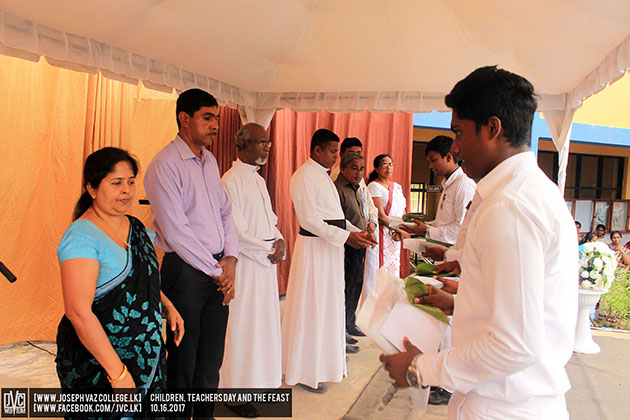 Children Teachers Day And The Feast - St. Joseph Vaz College - Wennappuwa - Sri Lanka