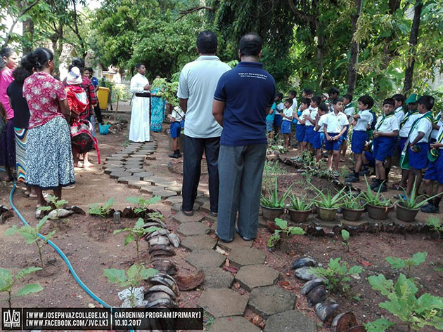 Gardening Program (primary) - St. Joseph Vaz College - Wennappuwa - Sri Lanka