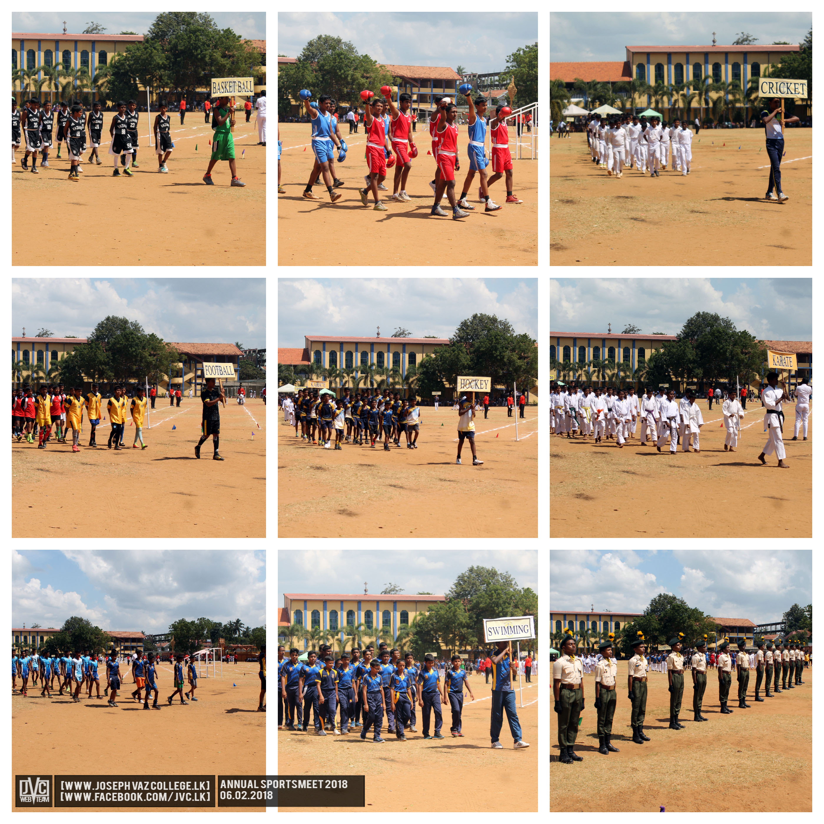 Annual Sports Meet - 2018 - St. Joseph Vaz College - Wennappuwa - Sri Lanka