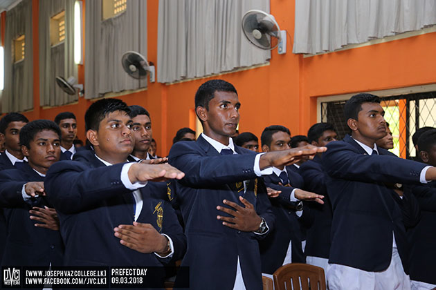 Prefects Investiture Programme - St. Joseph Vaz College - Wennappuwa - Sri Lanka