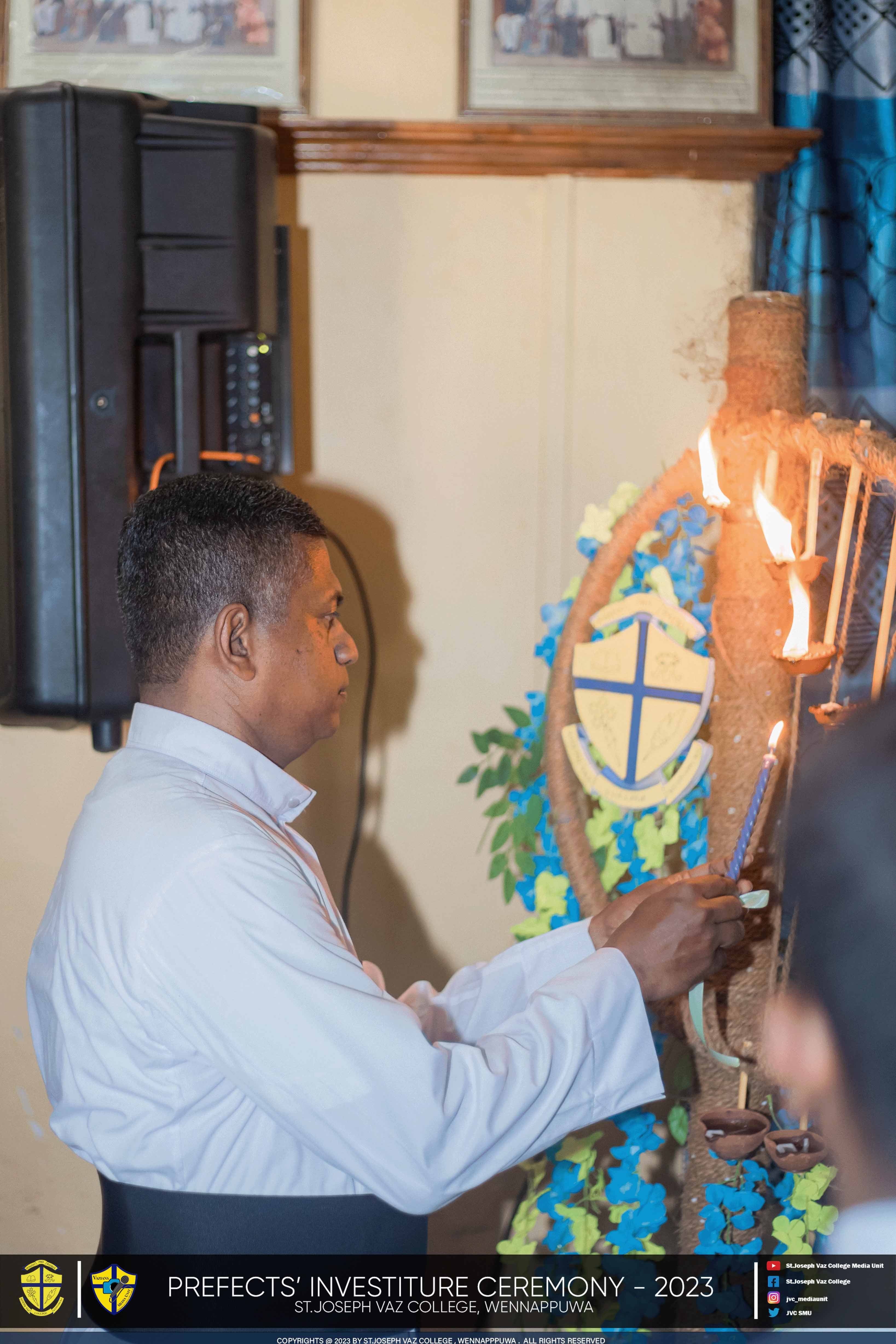 Prefects Investiture Ceremony - 2023 - St. Joseph Vaz College - Wennappuwa - Sri Lanka