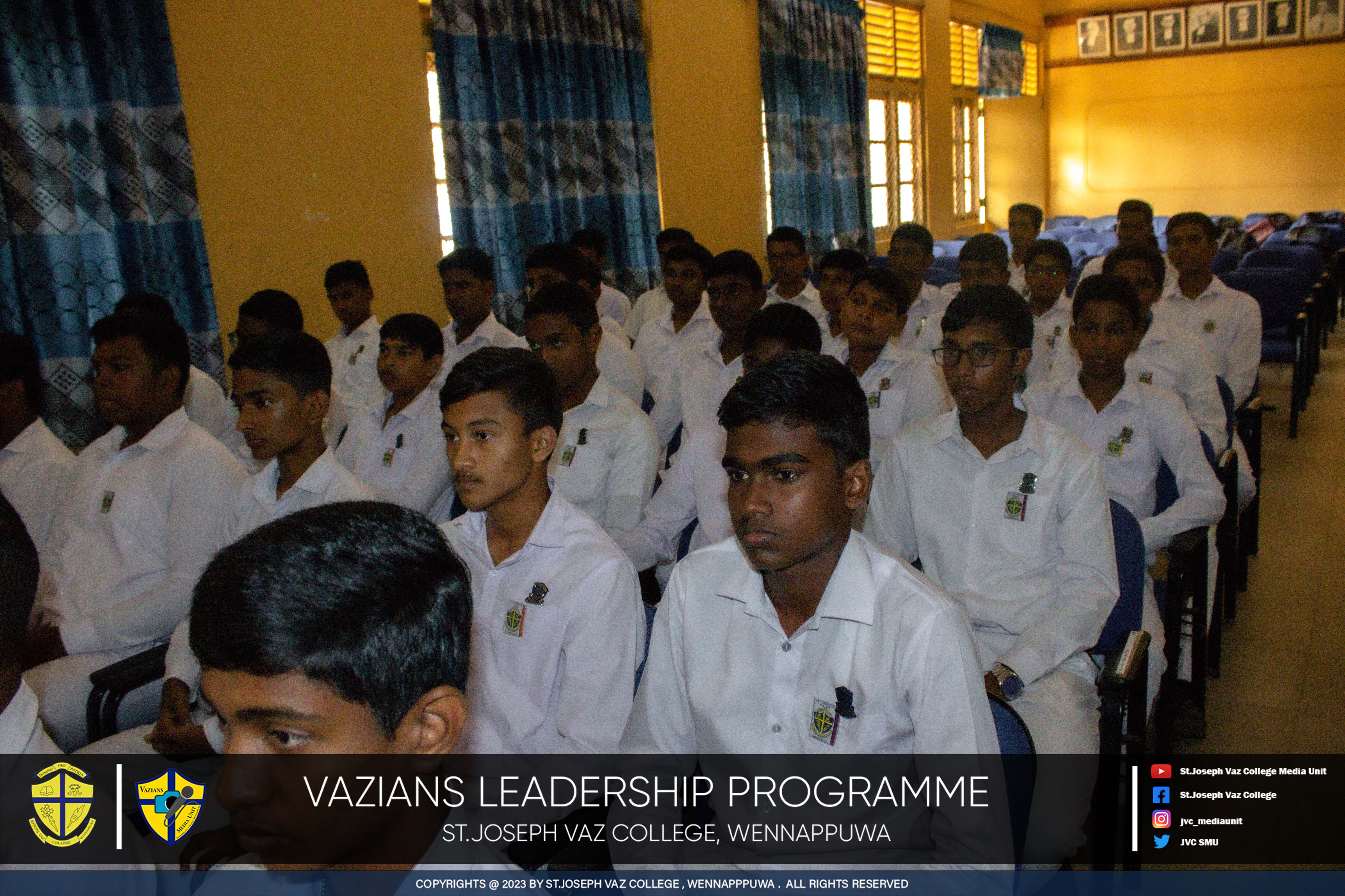 Vazians Leadership Programme - St. Joseph Vaz College - Wennappuwa - Sri Lanka