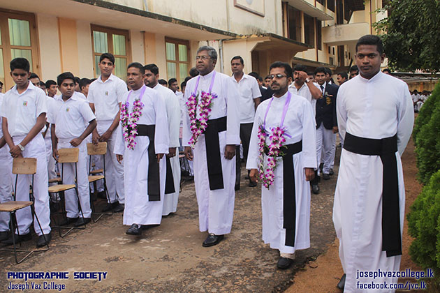 Welcoming Of Four Old Boy Priests - St.Joseph Vaz College