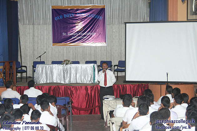 Workshop Organized By The Old Boys' Association - St.Joseph Vaz College