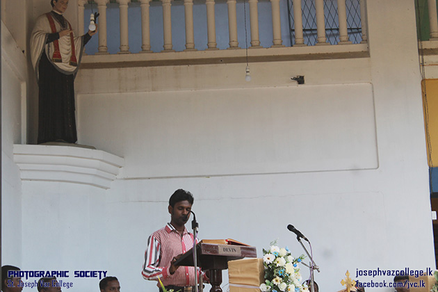 Thank You And May Gob Bless You Rev. Fr. Eranda - St. Joseph Vaz College - Wennappuwa - Sri Lanka