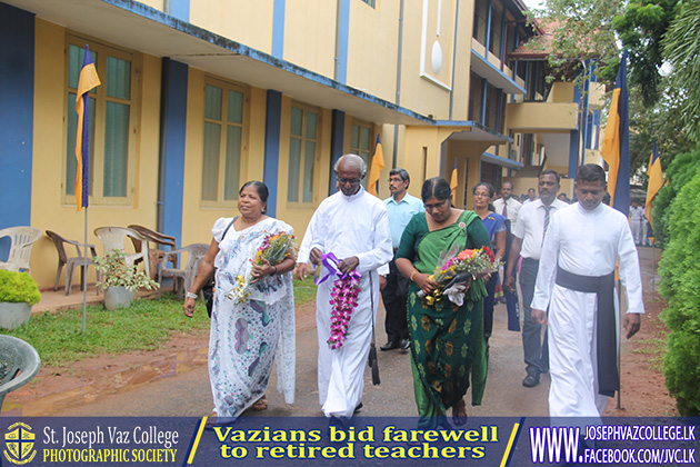 Vazians Bid Farewell To Retired Teachers - St. Joseph Vaz College - Wennappuwa - Sri Lanka