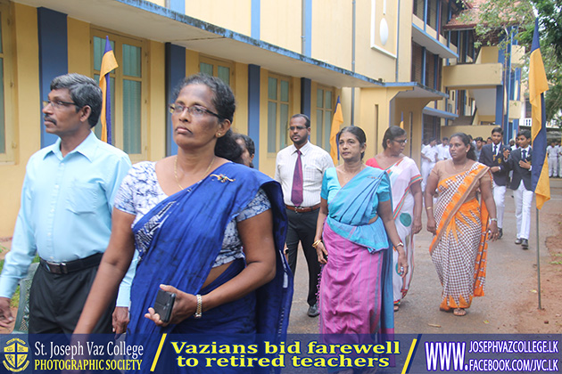 Vazians Bid Farewell To Retired Teachers - St. Joseph Vaz College - Wennappuwa - Sri Lanka