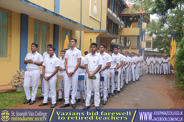 Vazians Bid Farewell To Retired Teachers - St. Joseph Vaz College - Wennappuwa - Sri Lanka