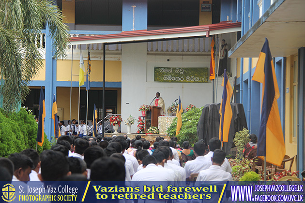 Vazians Bid Farewell To Retired Teachers - St. Joseph Vaz College - Wennappuwa - Sri Lanka