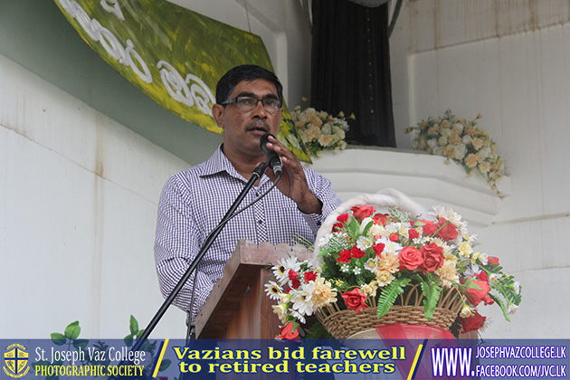 Vazians Bid Farewell To Retired Teachers - St. Joseph Vaz College - Wennappuwa - Sri Lanka