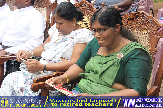 Vazians Bid Farewell To Retired Teachers - St. Joseph Vaz College - Wennappuwa - Sri Lanka