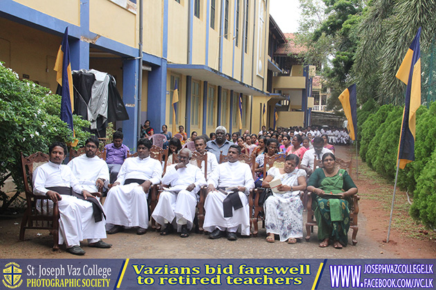 Vazians Bid Farewell To Retired Teachers - St. Joseph Vaz College - Wennappuwa - Sri Lanka