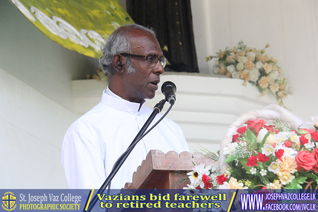 Vazians Bid Farewell To Retired Teachers - St. Joseph Vaz College - Wennappuwa - Sri Lanka