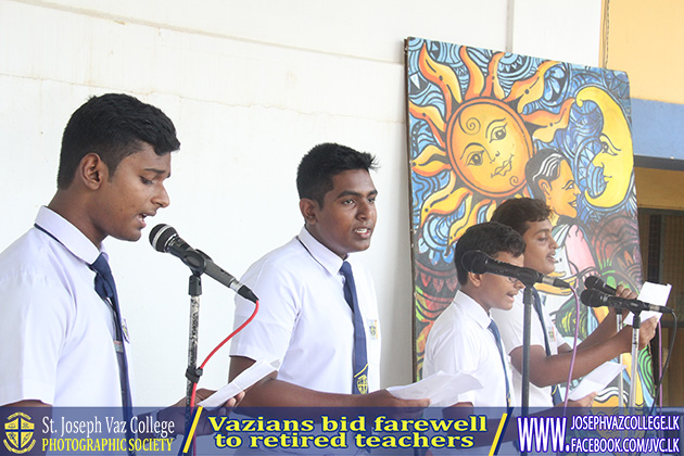 Vazians Bid Farewell To Retired Teachers - St. Joseph Vaz College - Wennappuwa - Sri Lanka