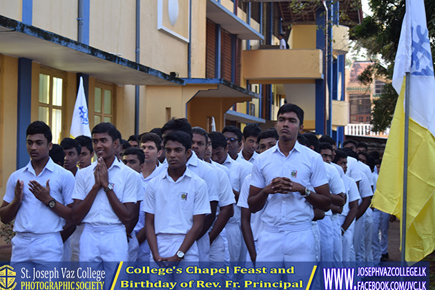 Colleges Chapel Feast And Birthday Of Rev. Fr. Principal - St. Joseph Vaz College - Wennappuwa - Sri Lanka