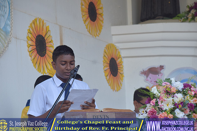 Colleges Chapel Feast And Birthday Of Rev. Fr. Principal - St. Joseph Vaz College - Wennappuwa - Sri Lanka