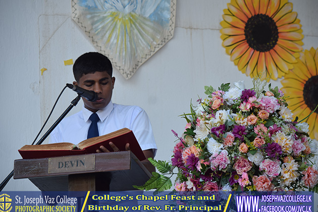 Colleges Chapel Feast And Birthday Of Rev. Fr. Principal - St. Joseph Vaz College - Wennappuwa - Sri Lanka