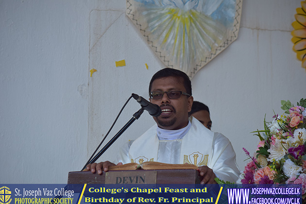 Colleges Chapel Feast And Birthday Of Rev. Fr. Principal - St. Joseph Vaz College - Wennappuwa - Sri Lanka