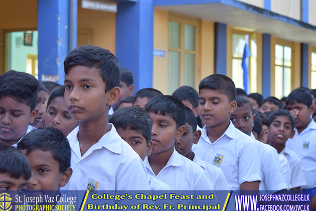 Colleges Chapel Feast And Birthday Of Rev. Fr. Principal - St. Joseph Vaz College - Wennappuwa - Sri Lanka