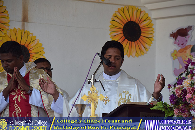 Colleges Chapel Feast And Birthday Of Rev. Fr. Principal - St. Joseph Vaz College - Wennappuwa - Sri Lanka