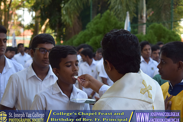 Colleges Chapel Feast And Birthday Of Rev. Fr. Principal - St. Joseph Vaz College - Wennappuwa - Sri Lanka