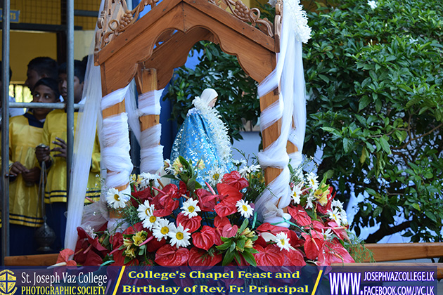 Colleges Chapel Feast And Birthday Of Rev. Fr. Principal - St. Joseph Vaz College - Wennappuwa - Sri Lanka