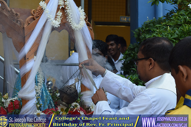 Colleges Chapel Feast And Birthday Of Rev. Fr. Principal - St. Joseph Vaz College - Wennappuwa - Sri Lanka