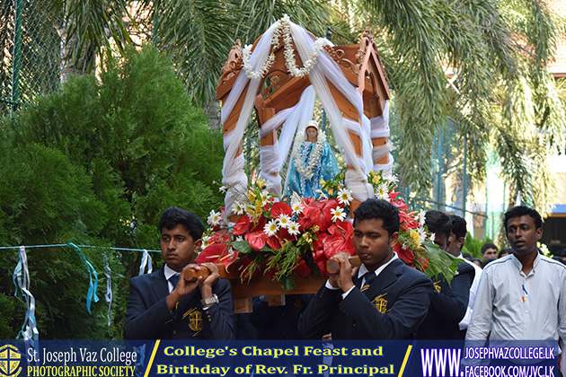 Colleges Chapel Feast And Birthday Of Rev. Fr. Principal - St. Joseph Vaz College - Wennappuwa - Sri Lanka