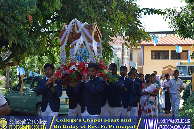 Colleges Chapel Feast And Birthday Of Rev. Fr. Principal - St. Joseph Vaz College - Wennappuwa - Sri Lanka