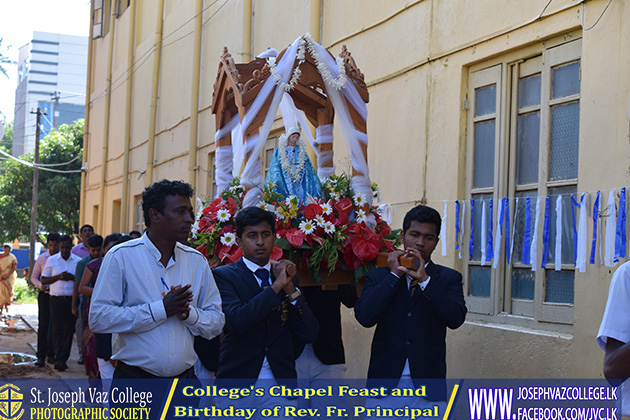 Colleges Chapel Feast And Birthday Of Rev. Fr. Principal - St. Joseph Vaz College - Wennappuwa - Sri Lanka