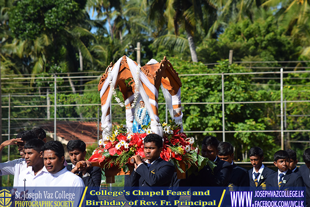 Colleges Chapel Feast And Birthday Of Rev. Fr. Principal - St. Joseph Vaz College - Wennappuwa - Sri Lanka