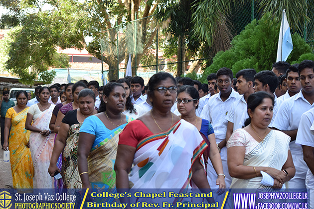 Colleges Chapel Feast And Birthday Of Rev. Fr. Principal - St. Joseph Vaz College - Wennappuwa - Sri Lanka