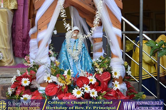 Colleges Chapel Feast And Birthday Of Rev. Fr. Principal - St. Joseph Vaz College - Wennappuwa - Sri Lanka