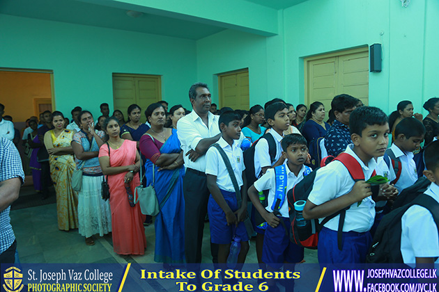 Intake Of Students To Grade 6 - 2020 - St. Joseph Vaz College - Wennappuwa - Sri Lanka
