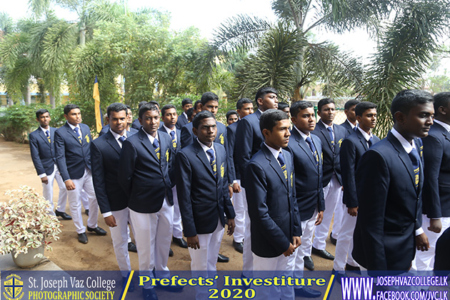Prefects Investiture 2020 - St. Joseph Vaz College - Wennappuwa - Sri Lanka