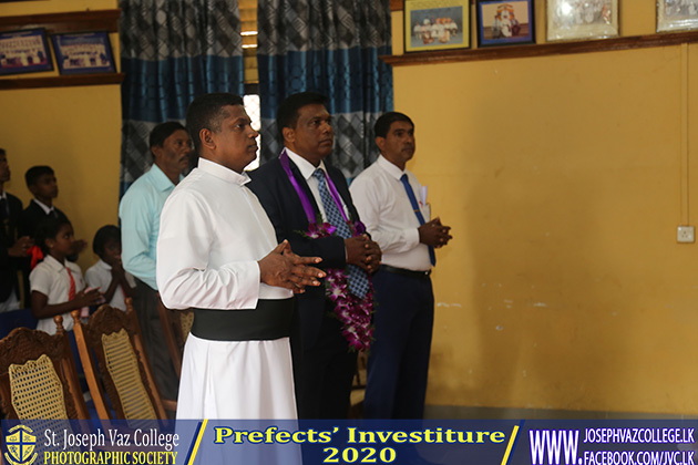 Prefects Investiture 2020 - St. Joseph Vaz College - Wennappuwa - Sri Lanka