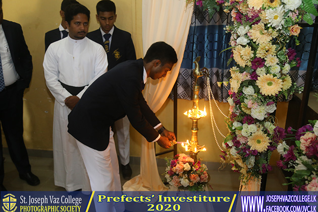 Prefects Investiture 2020 - St. Joseph Vaz College - Wennappuwa - Sri Lanka