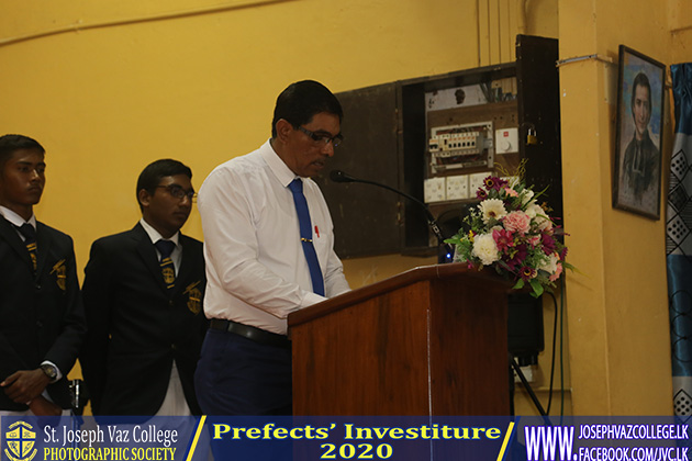 Prefects Investiture 2020 - St. Joseph Vaz College - Wennappuwa - Sri Lanka