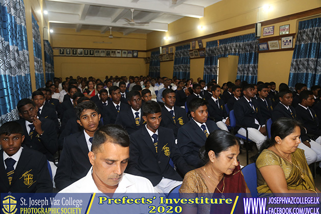 Prefects Investiture 2020 - St. Joseph Vaz College - Wennappuwa - Sri Lanka