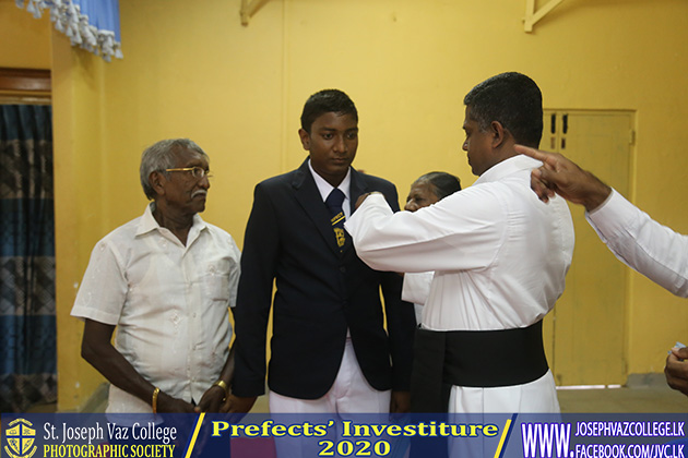 Prefects Investiture 2020 - St. Joseph Vaz College - Wennappuwa - Sri Lanka