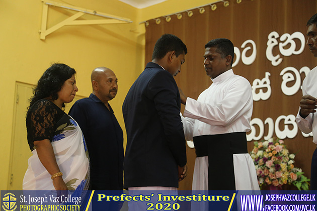 Prefects Investiture 2020 - St. Joseph Vaz College - Wennappuwa - Sri Lanka